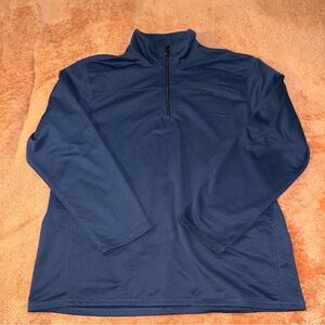 Timberland Navy Quarter-Zip Pullover - Men's XL